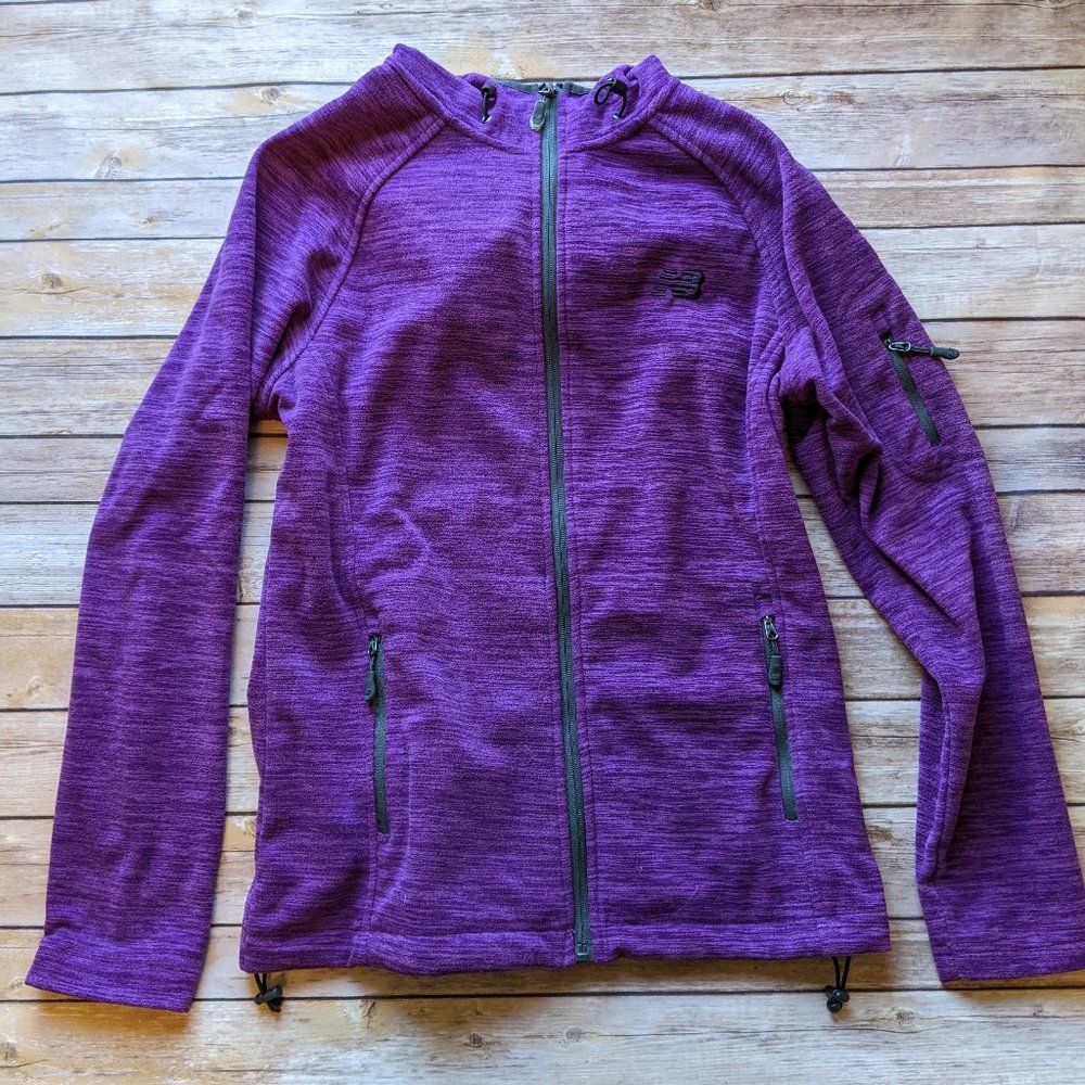 New Balance Fleece Sweatshirt Purple Medium